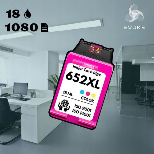 Tusz do drukarki HP 652 czarny + kolor XL zamiennik | 3x WIĘCEJ WYDRUKÓW na Arena.pl