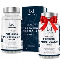 AAVALABS PROBIOTYK PREMIUM PROBIOLAC 30 SZCZEPÓW 120 mld CFU 90 + 90 GRATIS