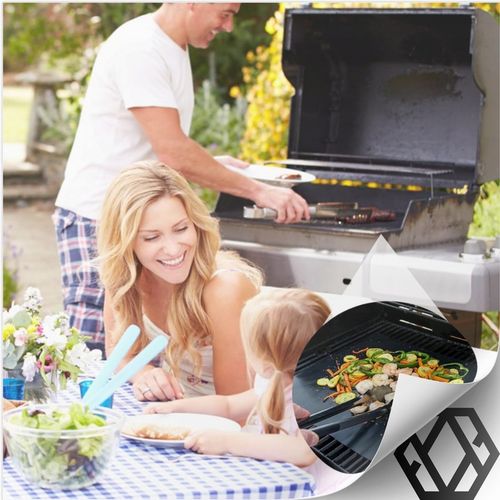 12x MATA DO GRILLA TEFLONOWA PODKŁADKA DO PIECZENIA TACKA WIELORAZOWA na Arena.pl