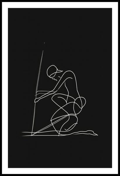 Plakat 53x81cm Linia zdjęcie 3