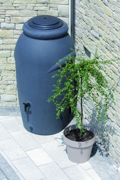 Zbiornik AQUACAN 210 l + łańcuch, podstawa | Antracyt, Pojemność: 210 l, Wymiary 56x60x113 cm, Kolor Antracyt, Waterform, Prosperplast zdjęcie 7