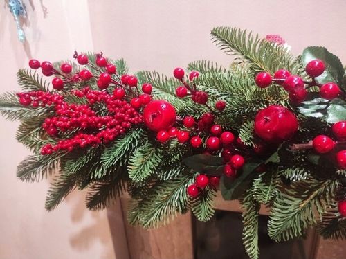 Girlanda Jodła 2 metry 100% PE 200 cm DŁUGA gęsta jak naturalna na poręcz na Arena.pl