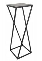 Nowoczesny Kwietnik Loft CZARNY DRILL 12 284/K-12-1P-70C