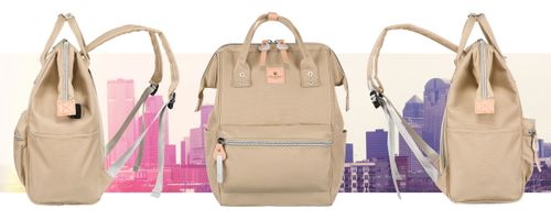 plecak materiałowy ptn beta-6058 beige na Arena.pl