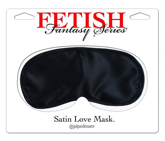Ffs Satin Love Mask Black zdjęcie 1