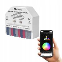 Kontroler LED RGB IC ESP32 WiFi WLED Home Assistant WS281x Magic Pixel Neo