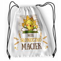 Plecak Sportowy Szkolny Dla Maćka Syna Dziecka Z Nadrukiem Ze Zdjęciem