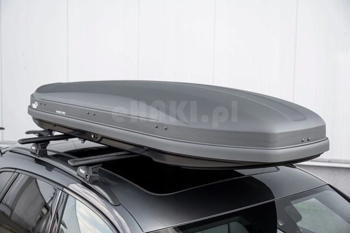 BAGAŻNIK DACHOWY BOX KUFER NA DACH HAKR MAGIC 450L 220x80x40 cm zdjęcie 16