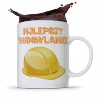Kubek Budowlańca Majstra Najlepszy Budowlaniec Z Nadrukiem Ze Zdjęciem