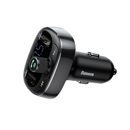 Baseus transmiter FM T-Type Bluetooth MP3 ładowarka samochodowa tarnish na Arena.pl