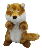 Zabawka pluszowa dla psa lis z piszczałką 13x19 cm