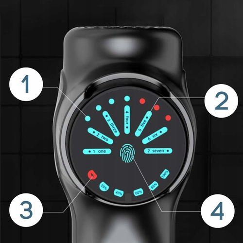 PISTOLET DO MASAŻU masażer do pleców ciała nóg karku stóp +10 KOŃCÓWEK 120W na Arena.pl