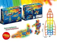 Klocki słomki fluo 1000el