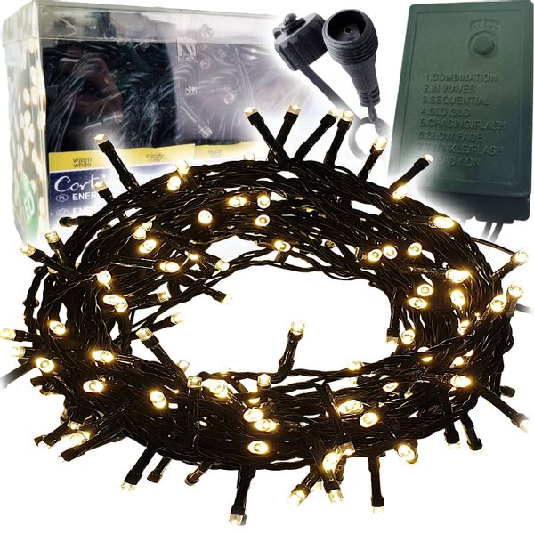 LAMPKI CHOINKOWE 200 LED PROGRAMATOR wewnętrzne zdjęcie 1