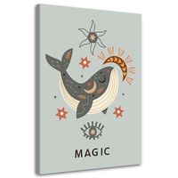 OBRAZ DZIECIĘCY Wieloryb Magiczny Zwierzęta