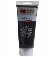 farba akrylowa studio 200ml czarny lampowy 8306