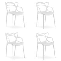 Krzesło KATO - białe x 4