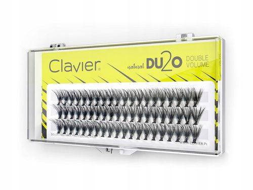Clavier Du2o Double Volume Kępki rzęs 12mm na Arena.pl