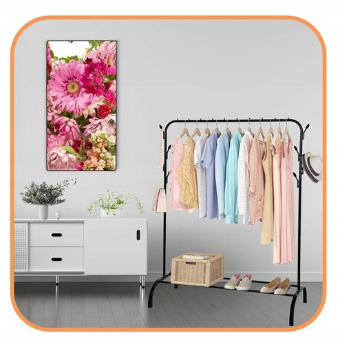 WIESZAK STOJAK NA UBRANIA BUTY STOJĄCY PODŁOGOWY LOFT METALOWY na Arena.pl