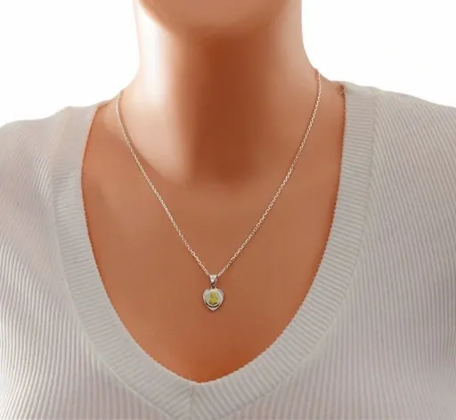 Łańcuszek Srebrny Ankier Diamentowany z Medalikiem Serduszko Grawer Gratis zdjęcie 12