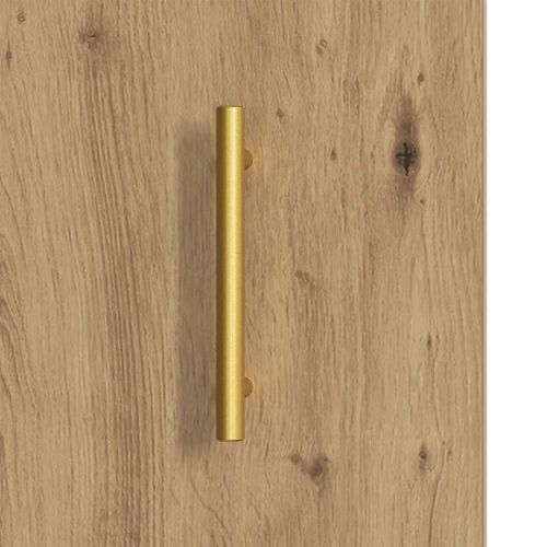 Bufet dąb artisan 34 x 34.5 x 90 cm Materiał drewnopochodny na Arena.pl