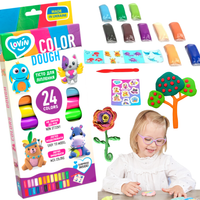Plastelina Ciastolina Zestaw Kreatywny 24 Kolorów Lovin 41184