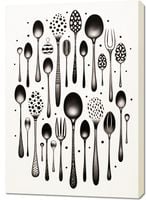 Obraz 70x100cm Narzędzia Smaku