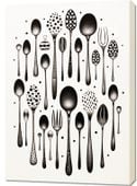 Obraz 70x100cm Narzędzia Smaku