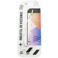 Zawieszka do telefonu - Perłowo - biała 026