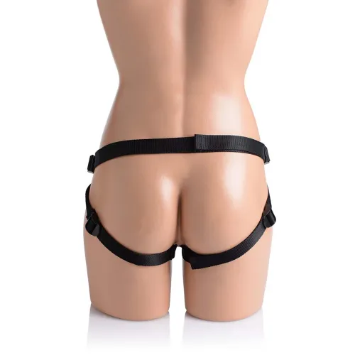 xr brands deluxe zestaw z uprzężą i silikonowym elementem czarny na Arena.pl