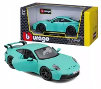 Porsche 911 GT3 mint green 1:24 BBURAGO
