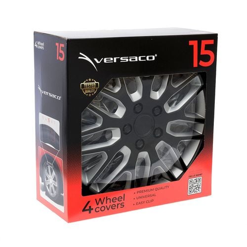 Kołpaki Dakar black / silver 15", 4 szt. na Arena.pl