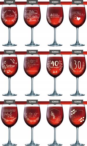Kieliszek do wina grawer PREZENT dla Dzień Kobiet na Arena.pl