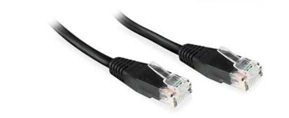 MicroConnect U/UTP CAT6 0.25M Black PVC zdjęcie 1