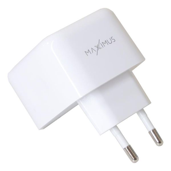 ŁADOWARKA SIECIOWA MX THUNDER PD 35W, 2xUSB-C, WHITE / BIAŁY zdjęcie 1