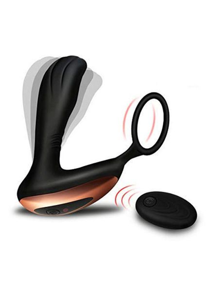 Stymulator-Prostate Massager With Ring Usb 10 Function / Remote Control zdjęcie 1