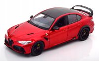 Alfa Romeo Giulia GTAm 1:18 Bburago 18-11049 CZERWONY SAMOCHÓD SPORTOWY