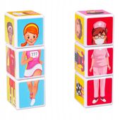 Zabawka dla dzieci SMILY PLAY Klocki Magnetyczne 12 Zawodów SP83465