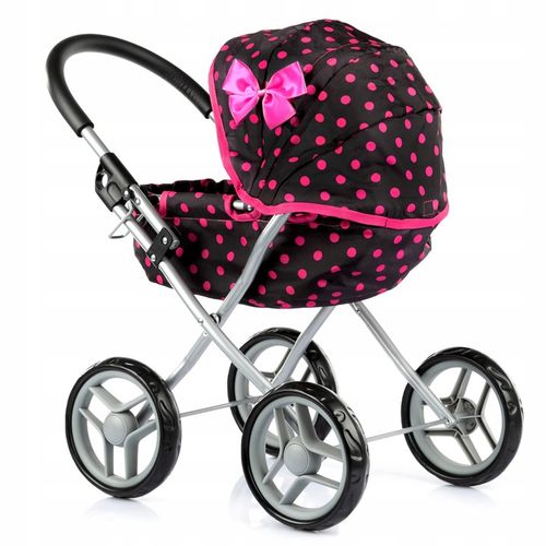 KINDERPLAY WÓZEK DLA LALEK GŁĘBOKI GONDOLA SKŁADANY DASZEK na Arena.pl