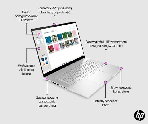 Dotykowy HP ENVY 16 WQXGA IPS 120Hz Intel Core i7-12700H 14-rdzeni 16GB DDR5 1TB SSD NVMe NVIDIA GeForce RTX 3060 6GB Windows 11 na Arena.pl