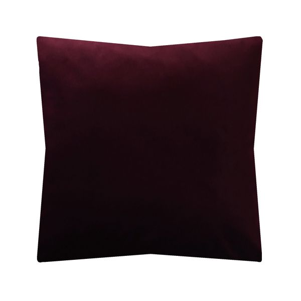 Poszewka 40x40cm BURGUND FIOLETOWY Poduszka Aksamitna Ozdobna zdjęcie 1