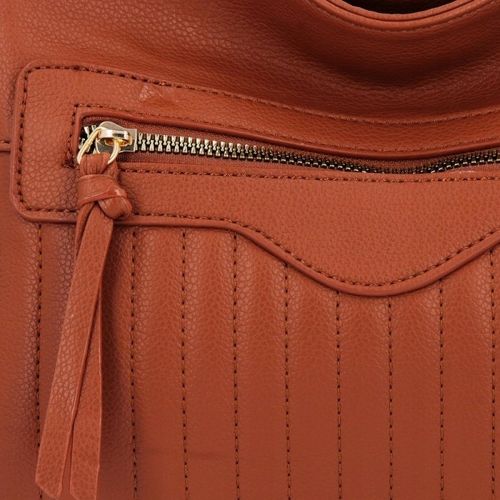 Herisson - torebka worek zamek przeszycia brązowy 1052L2089 na Arena.pl