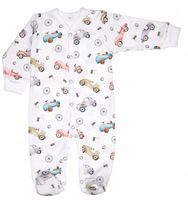 Pajac rozpinany 100% bawełna 56 retro