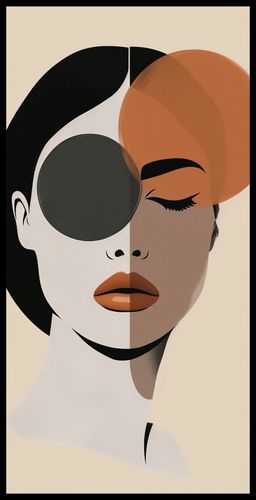 Plakat 50x100cm Dwie Strony Piękna na Arena.pl