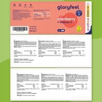 ŻURAWINA cranberry EKSTRAKT 500mg WITAMINA C 210kap UKŁAD MOCZOWY gloryfeel