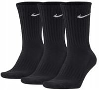 SKARPETY NIKE UNISEX R. 36-39 CZARNE ZA KOSTKĘ NOWE 3 PARY