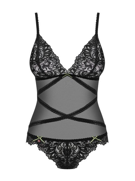 Seksowne Prześwitujące Body Bondea Teddy Obsessive S/M zdjęcie 4