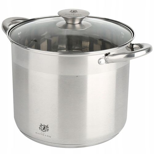 GARNEK DUŻY KUCHENNY GASTRONOMICZNY Z POKRYWĄ 22,5L SOLID STAL NIERDZEWNA na Arena.pl