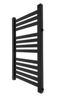 GRZEJNIK ŁAZIENKOWY HALFA1 CZARNY 75X44CM CO