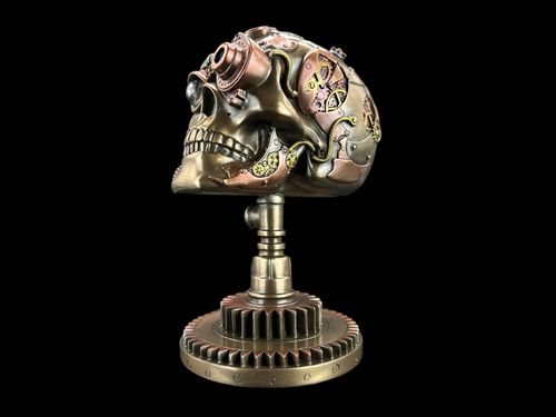 Czaszka na podstawce Steampunk VERONESE WU76570V4 na Arena.pl